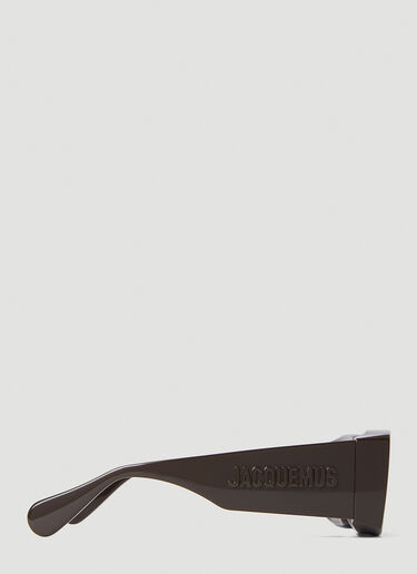 Les Lunettes Tupi サングラス Jacquemus Les Lunettes Tupi サングラス ブラウン jac0151047