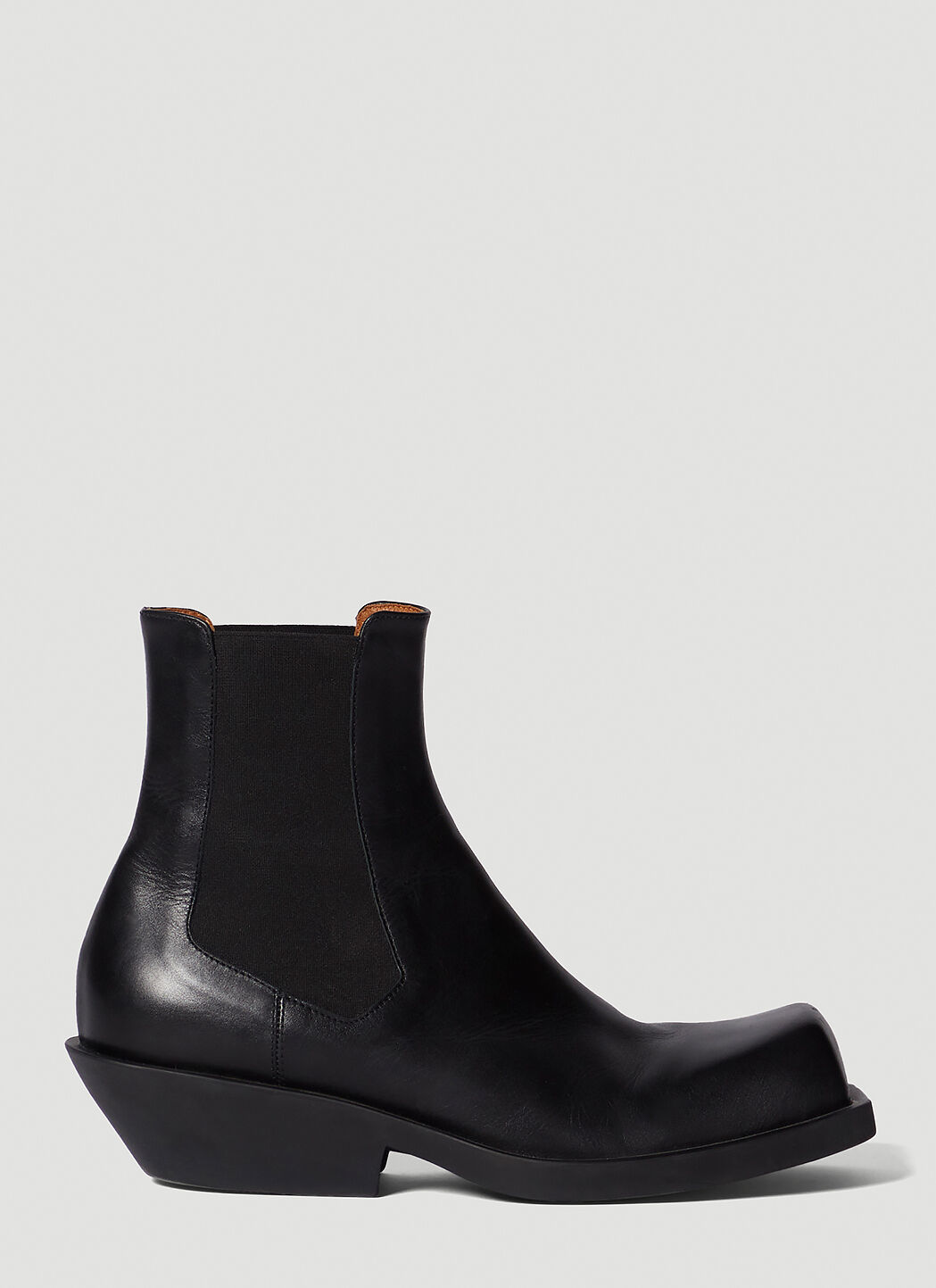 Marni Square Toe Ankle Boots in Black LN CC