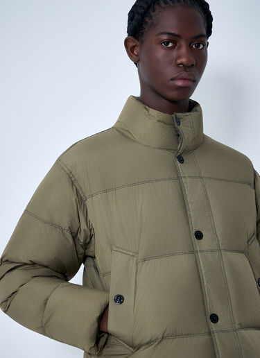 Logo Patch Bomber Jacket Stone Island Logo Patch Bomber Jacket Green sto0164070