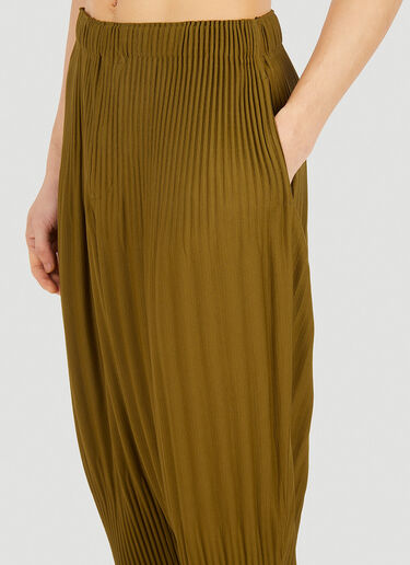 Homme Plissé Issey Miyake 缩脚长裤 卡其色 hmp0151006