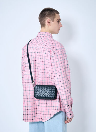 Bottega Veneta Mini Intrecciato Camera Bag Black bov0159026