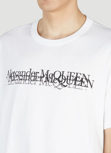 Alexander McQueen 徽标印章T恤 白 amq0151005