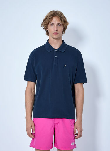 Stüssy 经典珠地布Polo衫 海军蓝 sts0166071