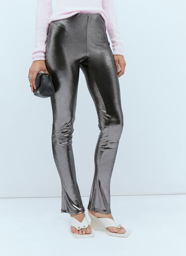 Blumarine Metallic Leggings Silver blm0254008