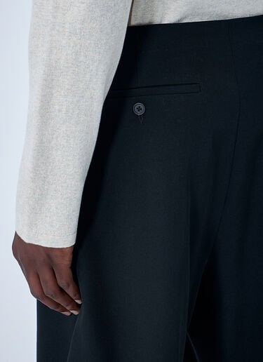 The Row Sayed Wool Shorts Black row0164003