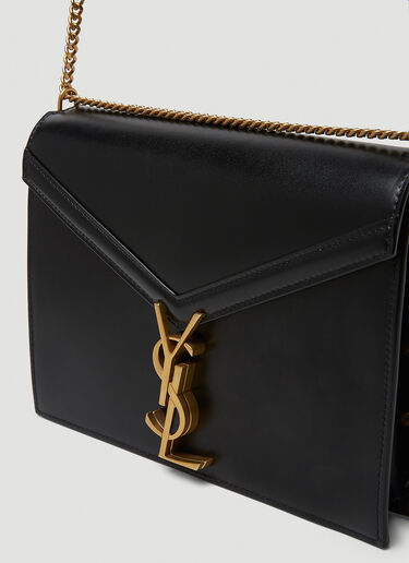 Cassandra Slider Chain Turtle-Embossed Leather Bag Saint Laurent Cassandra Slider Chain Turtle-Embossed Leather Bag Black sla0235031