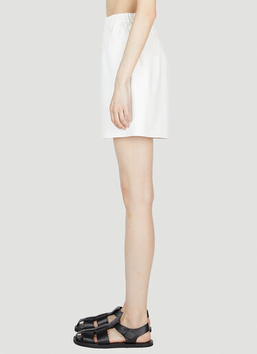 The Row Gunther Shorts White row0253017