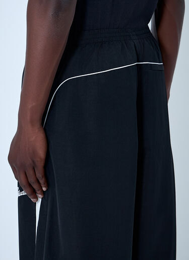 Acne Studios Wide-Leg Track Trousers Black acn0164046