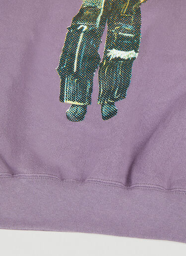 DRx FARMAxY FOR LN-CC Graphic Print Sweatshirt Purple drx0349018
