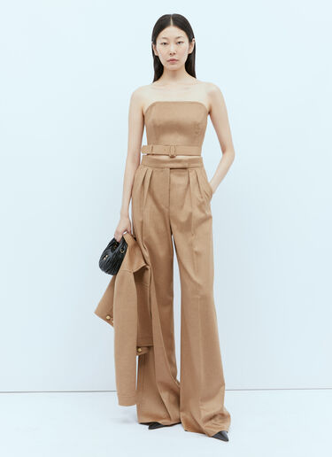 Wool Bustier Top Max Mara Wool Bustier Top Camel max0254065
