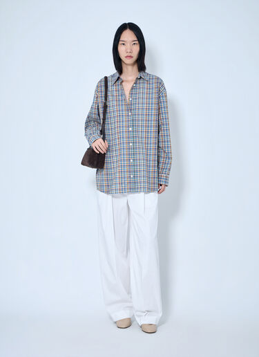 LN-CC® - Toteme: Single Pleat Cotton Trousers - White Toteme Single Pleat Cotton Trousers White tot0265039