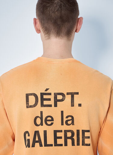 Gallery Dept. French Logo Print T-Shirt Orange gdp0160019