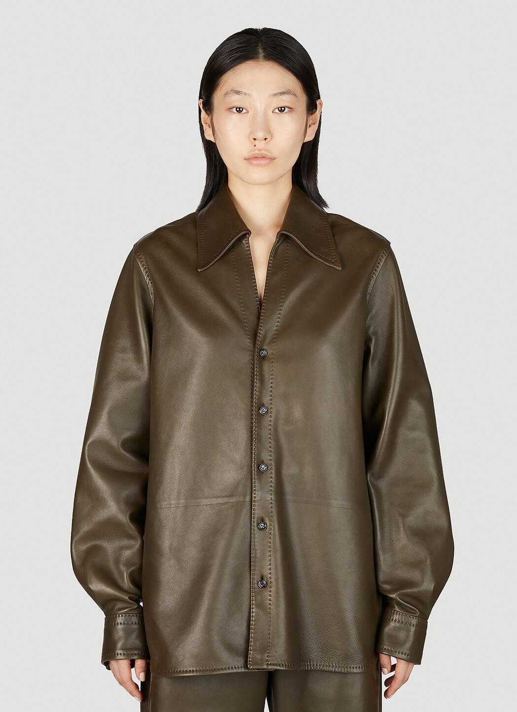 Bottega veneta deals leather top