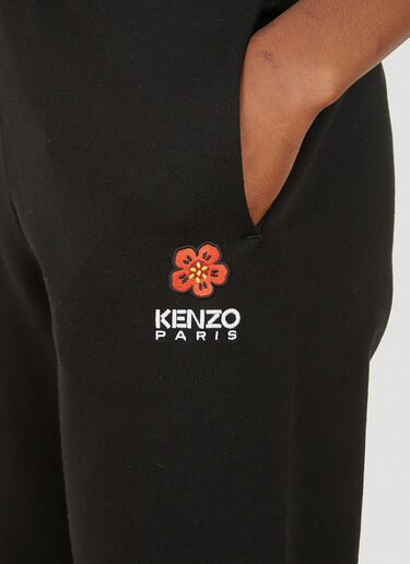 Kenzo ボケ フラワークレスト トラックパンツ ブラック knz0250020