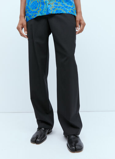 Versace 메두사 울 캔버스 팬츠 블랙 ver0153009