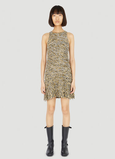 Mouline Knitted Mini Dress Durazzi Milano Mouline Knitted Mini Dress Yellow drz0252002