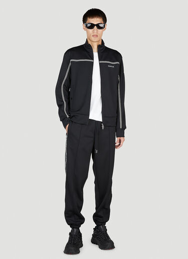 Moncler Striped Track Sweatshirt Black mon0153009