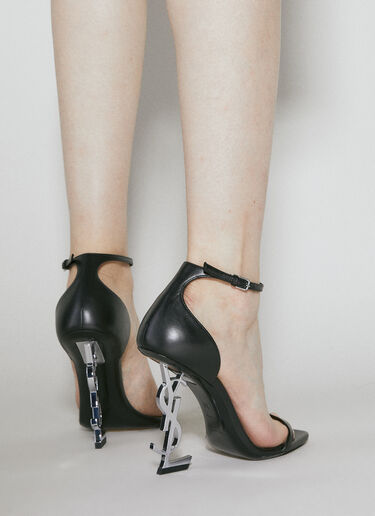 Opyum Heeled Sandals Saint Laurent Opyum Heeled Sandals Black sla0254048