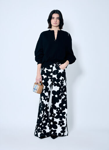 Marni Topstitch Sweatshirt Black mni0259003