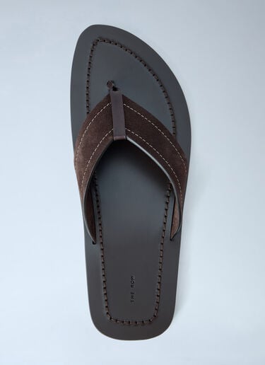LN-CC® - The Row: Dan Flip Flop - Brown The Row Dan Flip Flop Brown row0165014