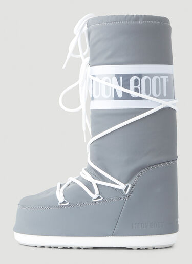 Moon Boot Icon Snow Boots Silver mnb0346005