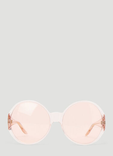 Gucci Oversized Round Frame Sunglasses Pink guc0243195