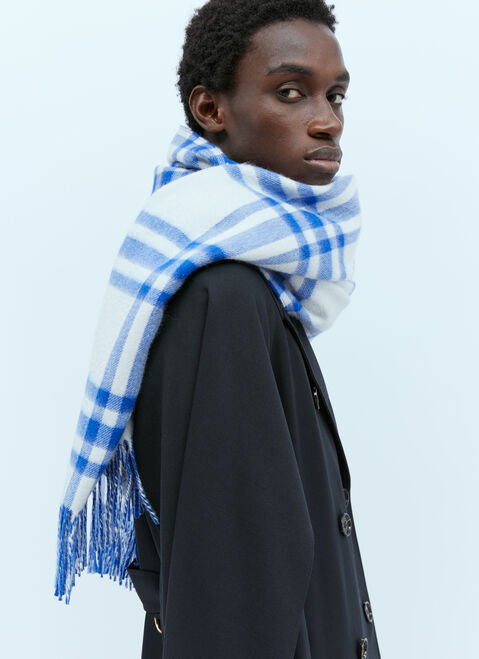 Burberry Check Cashmere Scarf Beige bur0154025