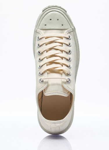 캔버스 로우탑 스니커즈 Acne Studios 캔버스 로우탑 스니커즈 베이지 acn0257008