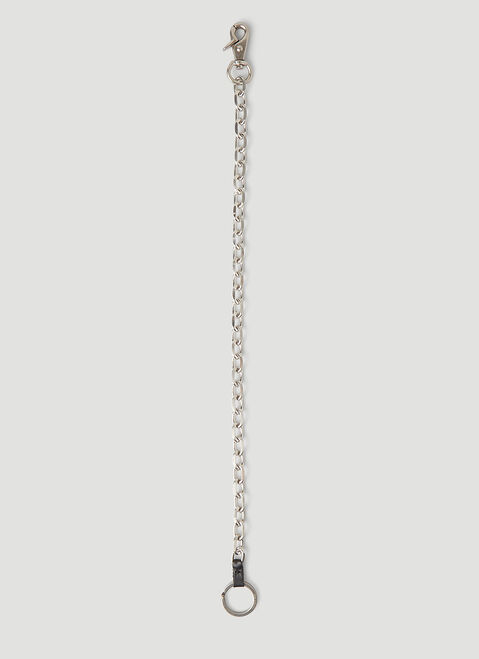 Saint Laurent Ladon Keyring Necklace Black sla0154046