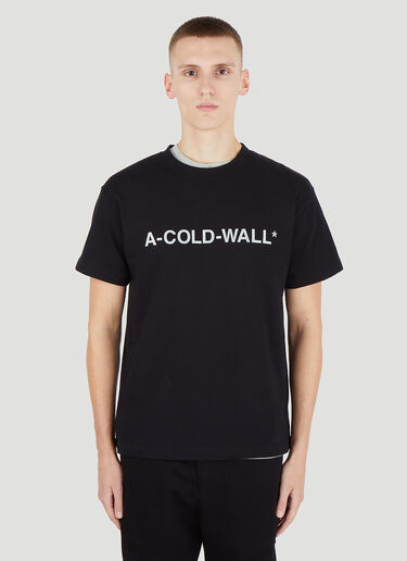 A-COLD-WALL* Logo T-Shirt Black acw0147000