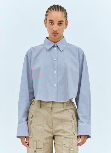 핀스트라이프 자카드 셔츠 Acne Studios 핀스트라이프 자카드 셔츠 블루 acn0257014