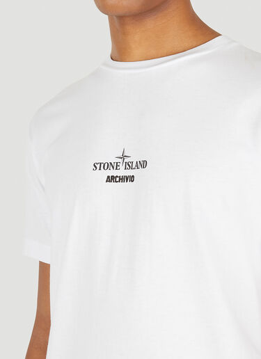 Stone Island ロゴTシャツ ホワイト sto0148041