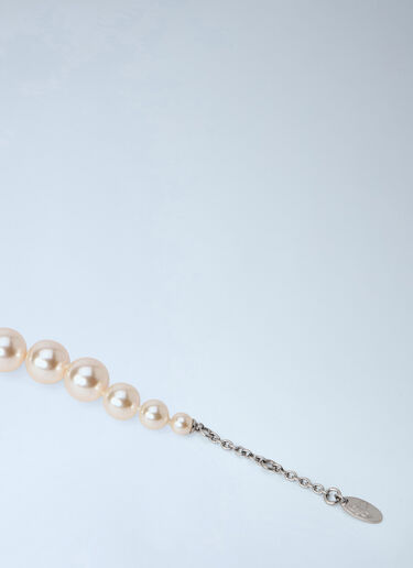 LN-CC® - Vivienne Westwood: Putti Large Pearl Necklace - Silver Vivienne Westwood Putti Large Pearl Necklace Silver vvw0366041