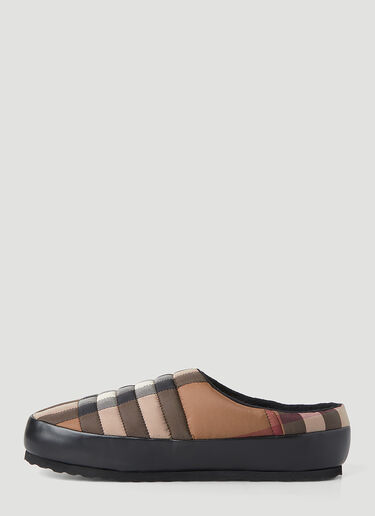 Burberry Northaven Vintage Check Slip Ons Brown bur0147066