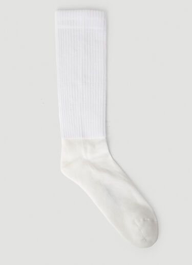 Rick Owens DRKSHDW Cunty Socks White drk0152023