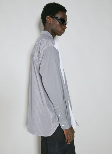 Comme des Garçons Homme Long Sleeve Panelled Shirt Grey cdh0154003