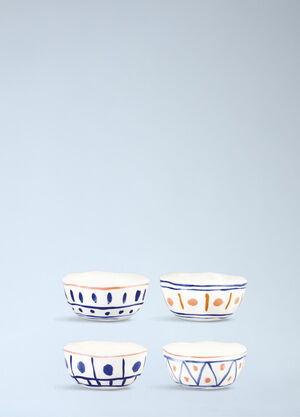 &k Amsterdam Set Of Four Lemon Moroccan Bowls Multicolour wps0692380