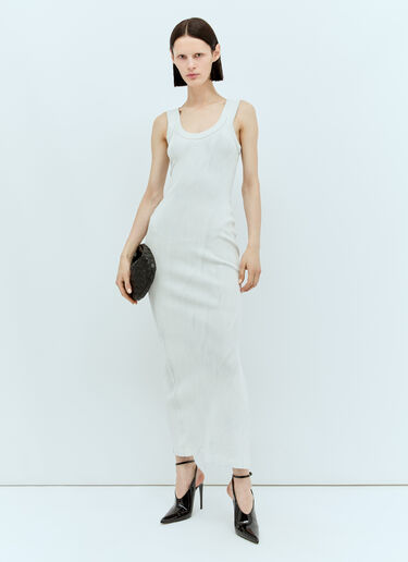 Alexander Wang 맥시 탱크 원피스 화이트 awg0256010