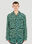 Marine Serre Oriental Towels Shirt Green mrs0152001
