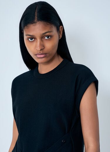 Lemaire Sleeveless Buttoned Top Black lem0264016