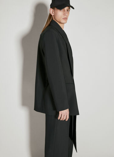 Mugler Scarf Tailored Blazer Black mug0154001