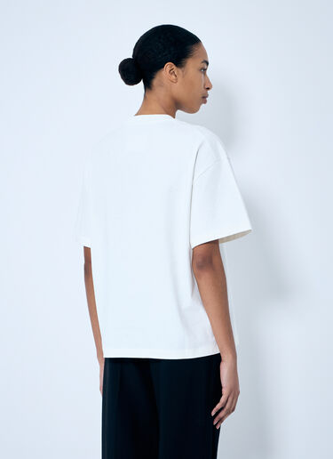Jil Sander 徽标印花 T 恤  乳白色 jil0259012