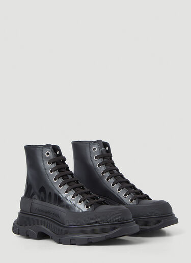 Alexander McQueen Tread Slick Ankle Boots Black amq0246030