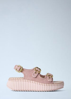 Chloé Nama Sandal Pink chl0263071