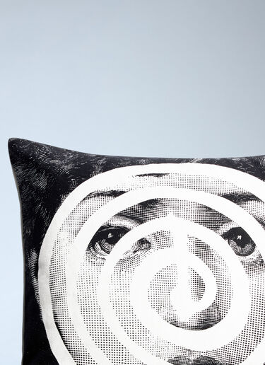 Fornasetti Tema e Variazioni N.18 And N.297 Cushion Black wps0691884
