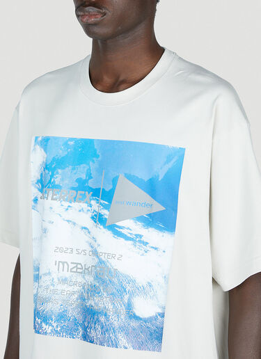 adidas Terrex x And Wander Graphic Print T-Shirt White ata0352001