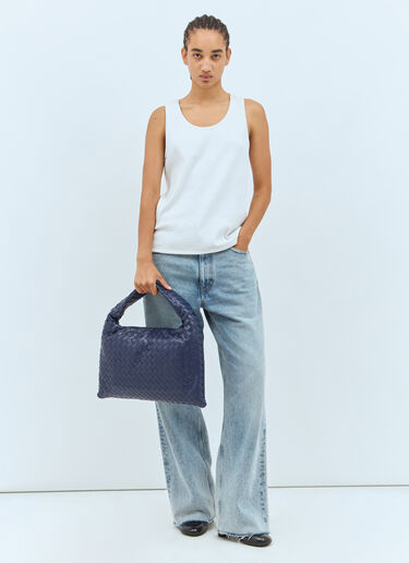 Bottega Veneta 小号 Hop 单肩包 藏蓝 bov0257060