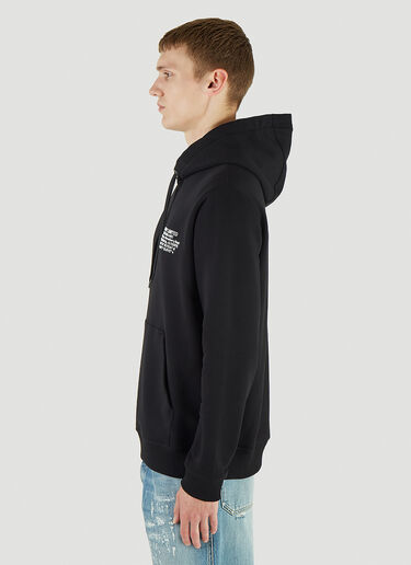 Burberry Logo-Print Hooded Sweatshirt Black bur0145059
