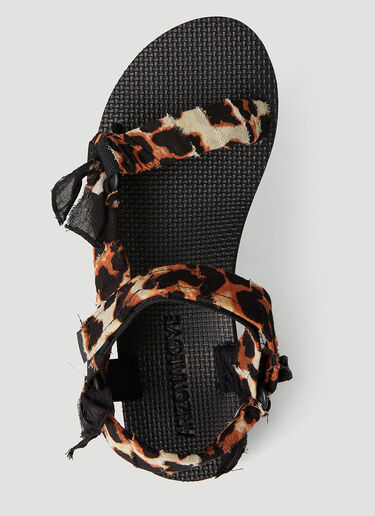 Arizona Love Leopard Trekky Sandals Brown arz0252004