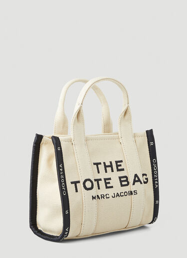 Marc Jacobs Logo Print Mini Tote Bag Cream mcj0247076